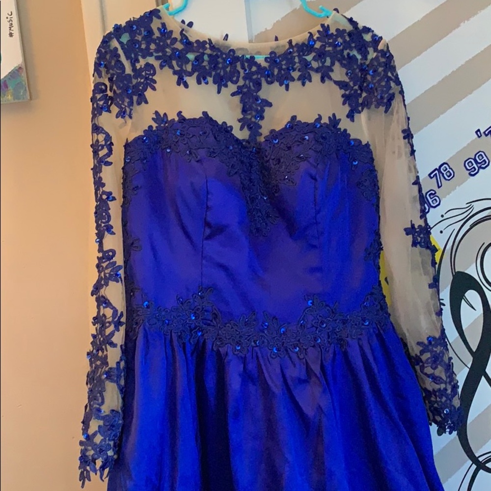 Blue formal dress